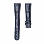 Blue Glossy Alligator Leather Front Watch Strap With Fit A Lange & Söhne 1815