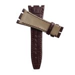 Audemars Piguet Royal Oak 15400 26331 Royal Oak Offshore 26470 15703 Alligator Leather Watch Strap Cane Grain Brown Cross Display