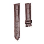 Brown Calf Leather Watch Strap Brown Stitch No Buckle For Ball Engineer II NM2082C-LJ-SL