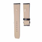 Black Alligator Leather Watch Strap Back View For Baume & Mercier Classima MOA08869 MOA10214