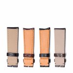 Four Color Glossy Alligator Leather Watch Straps For Baume & Mercier Clifton Ref MOA10053 MOA10055 MOA10058