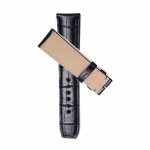 Cross View Black Glossy Alligator Leather Watch Strap Showcase For Baume Clifton MOA10053 MOA10055 MOA10058