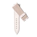 Blancpain Fifty Fathoms 5015 Alligator Leather Watch Strap White Cross Display Front