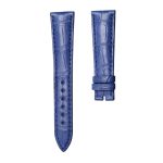 Blancpain Villeret 6102 Alligator Leather Watch Strap Blue Front