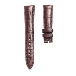 Blancpain Villeret 6102 Alligator Leather Watch Strap Brown Front