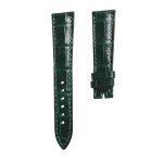 Blancpain Villeret 6102 Alligator Leather Watch Strap Dark Green Front