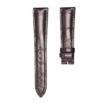 Blancpain Villeret 6102 Alligator Leather Watch Strap Dark Brown Front
