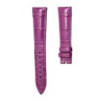 Blancpain Villeret 6102 Alligator Leather Watch Strap Purple Front