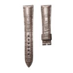 Blancpain Villeret 6102 Alligator Leather Watch Strap Gray Front