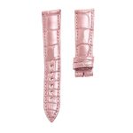 Blancpain Villeret 6102 Alligator Leather Watch Strap Pink Front