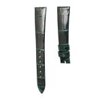 Blancpain Villeret 6106-1127-95A Cane Grain Alligator Leather Watch Strap Gloss Emerald Green Unstitched Active Spring Bar Front