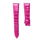 Blancpain Villeret 6106-1127-95A Cane Grain Alligator Leather Watch Strap Rose Red Unstitched Active Spring Bar Front
