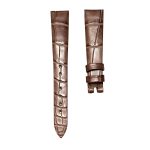 Blancpain Villeret 6106-1127-95A Cane Grain Alligator Leather Watch Strap Milk Coffee Unstitched Front