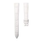 Blancpain Villeret 6106-1127-95A Cane Grain Alligator Leather Watch Strap White Stitched Active Spring Bar Front