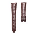 Blancpain Villeret 6654-3642-55B Cane Grain Alligator Leather Watch Strap Brown Thick 5.0 Front