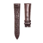 Blancpain Villeret 6654-3642-55B Double Sided Cane Grain Alligator Leather Watch Strap Brown Front