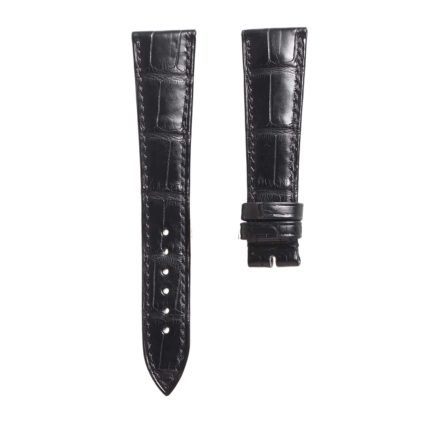 Breguet Classique 5177BA/29/9V6 Cane Grain Alligator Leather Watch Strap Black Thick Front