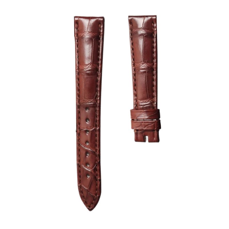 Breguet Classique 8067BA/52/964 Cane Grain Alligator Leather Watch Strap Brown Front