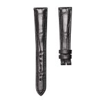 Breguet Heritage 5907BR/12/984 Cane Grain Alligator Leather Watch Strap Black Ultra Thin Front