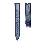 Breguet Reine de Naples 8918BA/58/864/D00D Cane Grain Alligator Leather Watch Strap Dark Blue Front