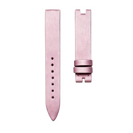 Breguet Reine de Naples 8918BA/58/864/D00D Vertical Grain Silk Calf Leather Watch Strap Pearl Pink Front