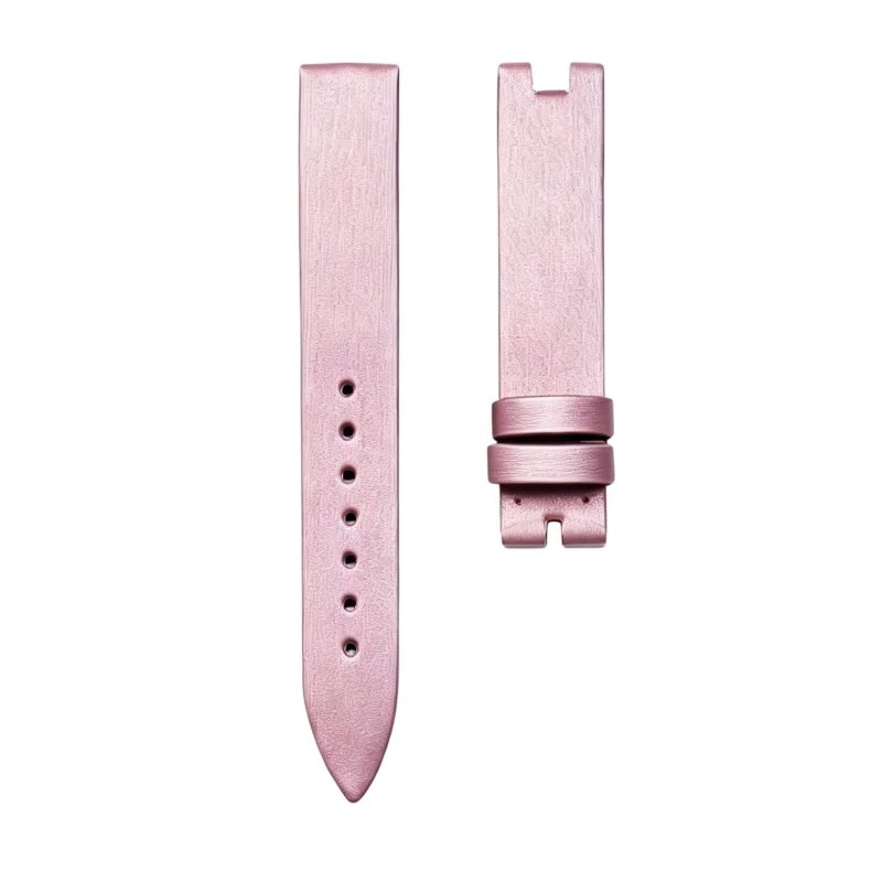 Breguet Reine de Naples 8918BA/58/864/D00D Vertical Grain Silk Calf Leather Watch Strap Pearl Pink Front