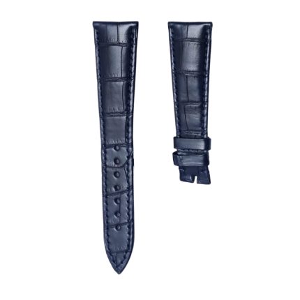 Breguet Tradition 7057BB/11/9W6 Cane Grain Alligator Leather Watch Strap Dark Blue Front