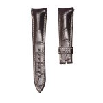 Breguet Type XXI 3810BR/92/9ZU Cane Grain Alligator Leather Watch Strap Dark Brown Beige Stitch Steel Tip Thick Pin Front