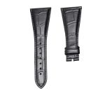 Bvlgari Assioma AA44C14SLD Cowhide Leather Watch Strap Black Front
