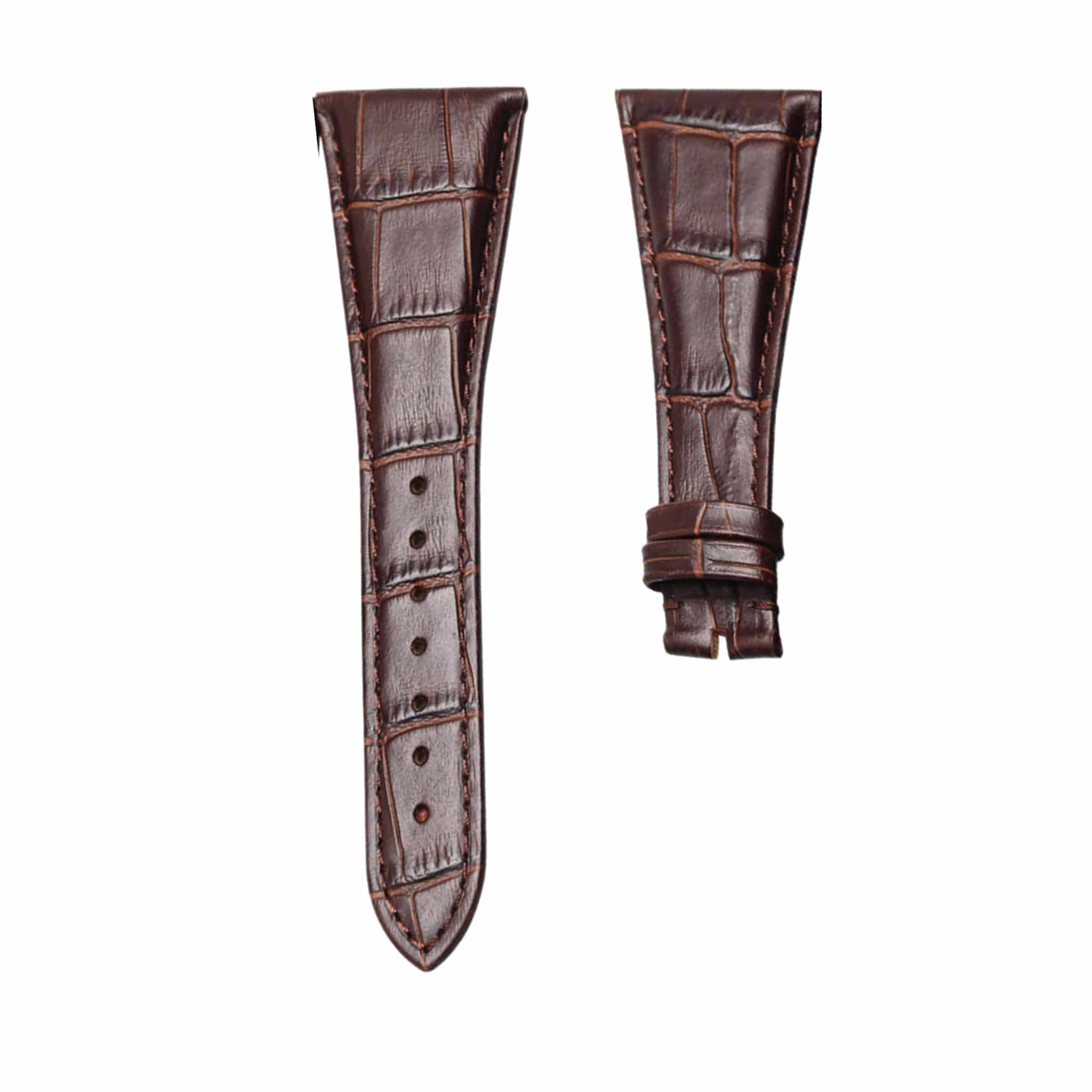 bvlgari-assioma-aa44c14sld-cowhide-leather-watch-strap-brown-front Bvlgari Assioma AA44C14SLD Cowhide Leather Watch Strap Brown Front