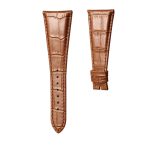 Bvlgari Assioma AA44C14SLD Cowhide Leather Watch Strap Light Brown Front