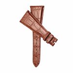 Bvlgari Assioma AA48C13 Alligator Leather Watch Strap Cross Display Front