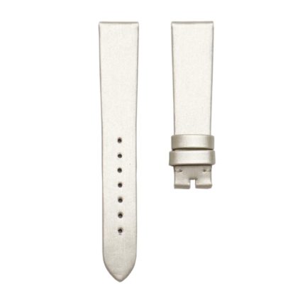 Bvlgari Astrale 101339 Silk Watch Strap Beige Vertical Stripe Front