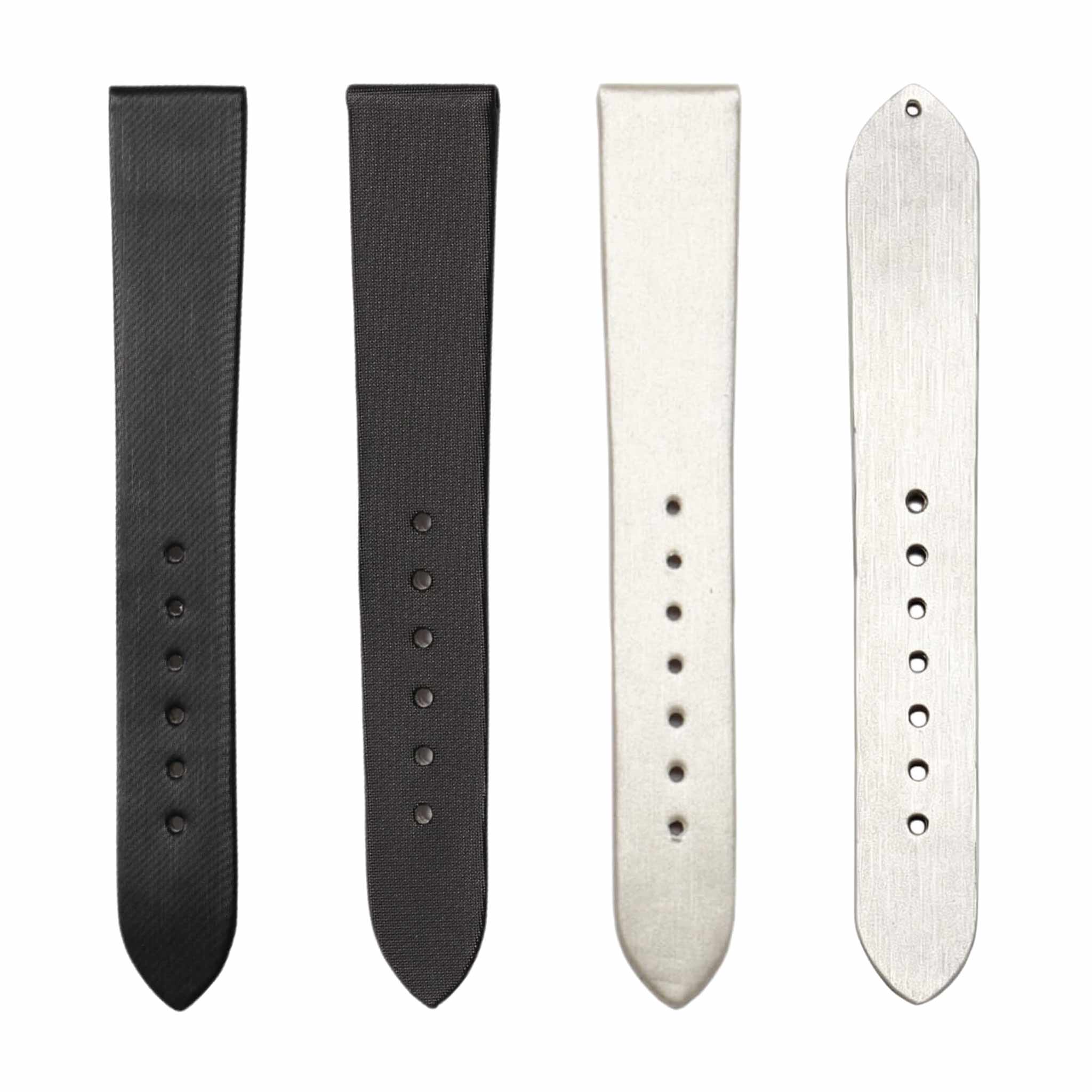 Bvlgari Astrale 101339 Silk Watch Strap Full Color Set Display Front