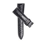 Bvlgari BvlgariBvlgari 101367 Alligator Leather Watch Strap Cross Display Front