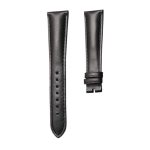 Bvlgari BvlgariBvlgari 102248 Smooth Cowhide Leather Watch Strap Black Front