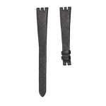 Bvlgari Bzero1 102179 Cane Grain Cowhide Leather Watch Strap Black Front