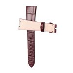 Bvlgari Lvcea 103122 Alligator Leather Watch Strap Cross Display Front