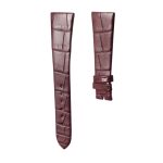 Bvlgari Lvcea 103122 Cane Grain Alligator Leather Watch Strap Burgundy Front