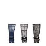 Bvlgari Octo Alligator Cowhide Leather Watch Straps Multiple Styles Display