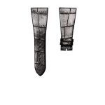 Bvlgari Octo 102121 BGO38BSLD Alligator Watch Strap Black Cane Grain Unstitched