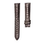 Carl F. Bucherer Adamavi 00.10305.02.26.01 Alligator Watch Strap Dark Brown Round Grain Front