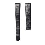 Cane Grain Alligator Black Watch Strap For Carl F. Bucherer Alacria 00.10703.08.16.21