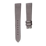Dark Grey Check Silk Calf Stitched Pin Buckle Watch Strap For Carl F. Bucherer Alacria 00.10703.08.16.21