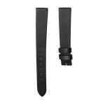 Vertical Silk Calf Black Pin Buckle Watch Strap For Carl F. Bucherer Alacria 00.10703.08.16.21