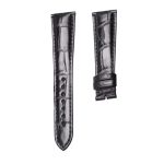 Genuine Alligator Cane Grain Black Watch Strap For Carl F. Bucherer Manero 00.10906.03.13.01