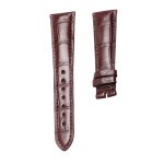 Genuine Alligator Cane Grain Brown Watch Strap For Carl F. Bucherer Manero 00.10906.03.13.01