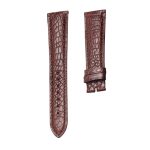 Genuine Alligator Round Grain Brown Watch Strap For Carl F. Bucherer Manero 00.10906.03.13.01