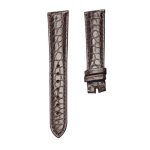 Genuine Alligator Round Grain Dark Brown Watch Strap For Carl F. Bucherer Manero 00.10906.03.13.01