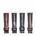 Multi Color Genuine Alligator Watch Straps For Carl F. Bucherer Manero 00.10906.03.13.01